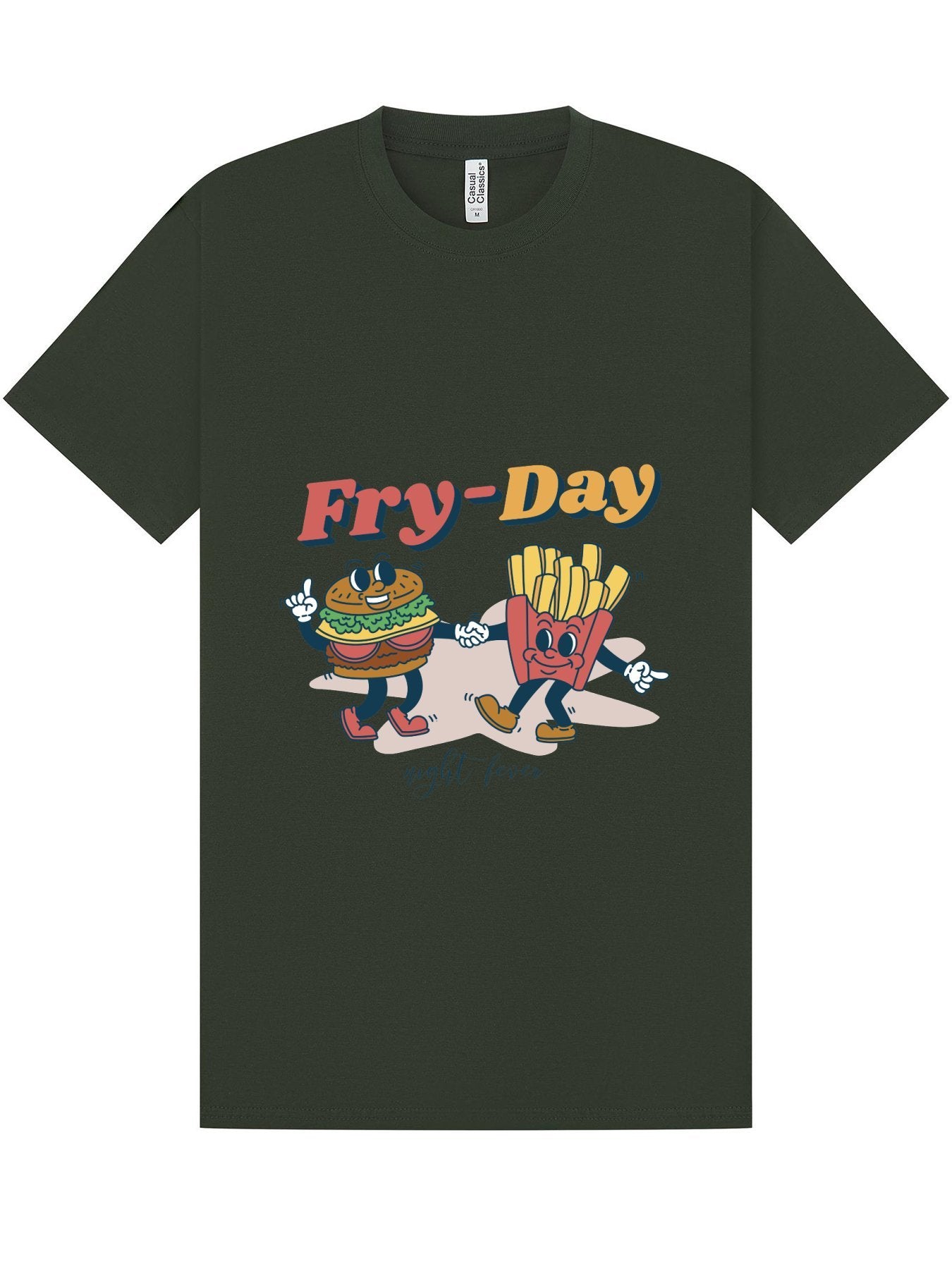 Classic T-Shirt | Fry-Day Burger & Fries Cartoon Tee