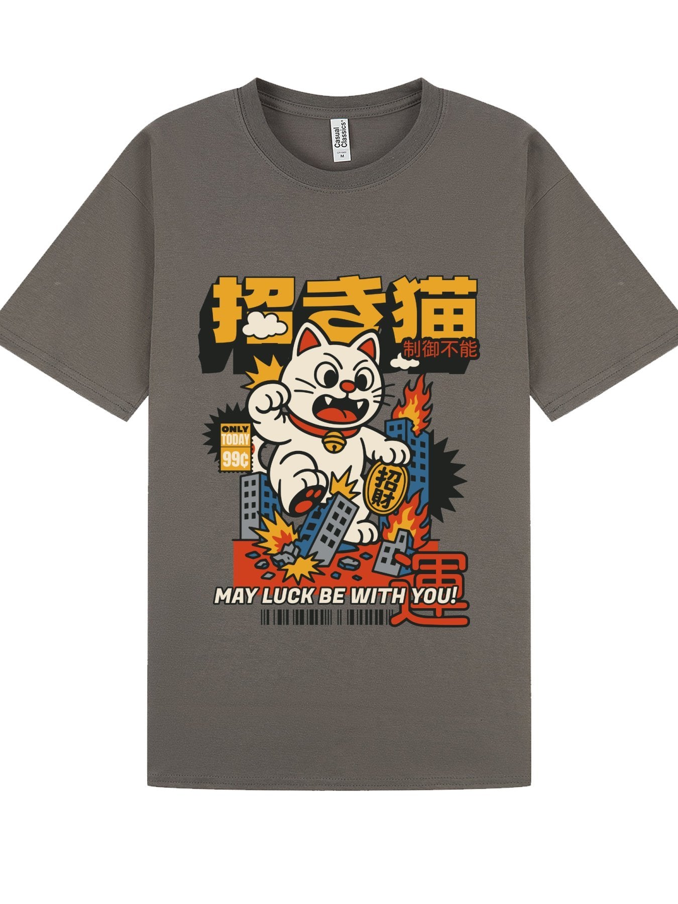 Classic T-Shirt | May Luck Be With You Lucky Cat Tee