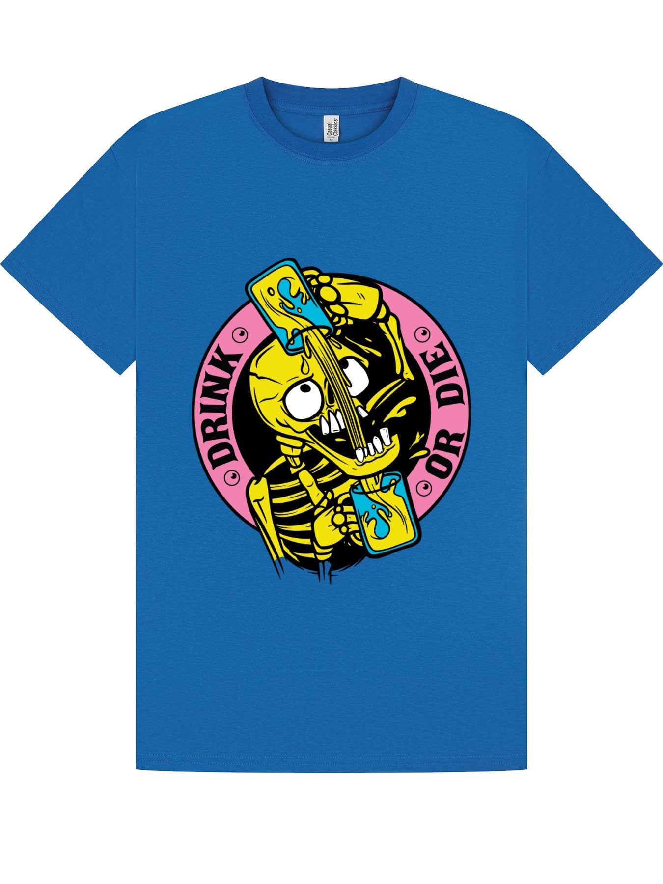 Classic T-Shirt | Drink or Die Skeleton Tee