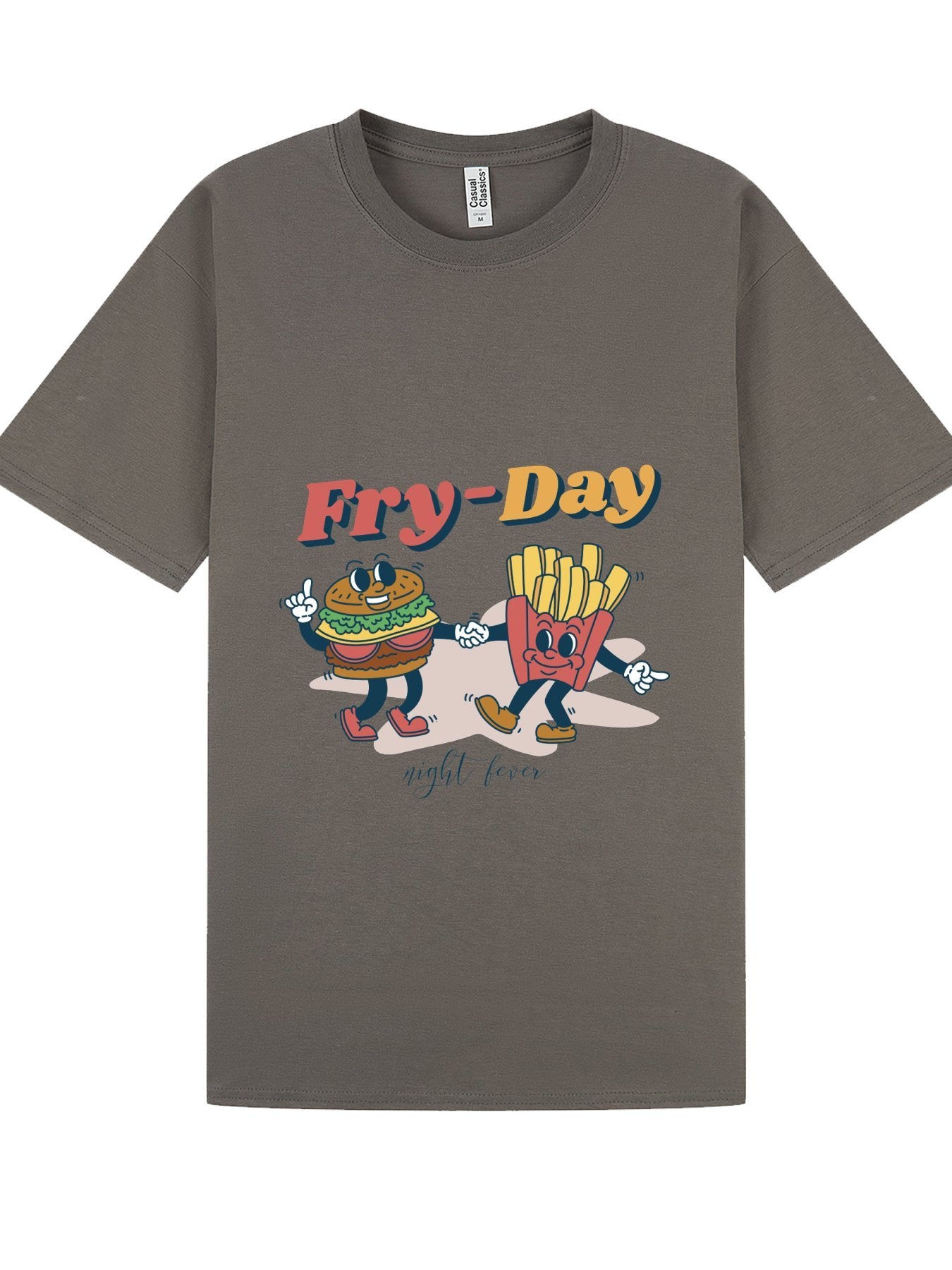 Classic T-Shirt | Fry-Day Burger & Fries Cartoon Tee