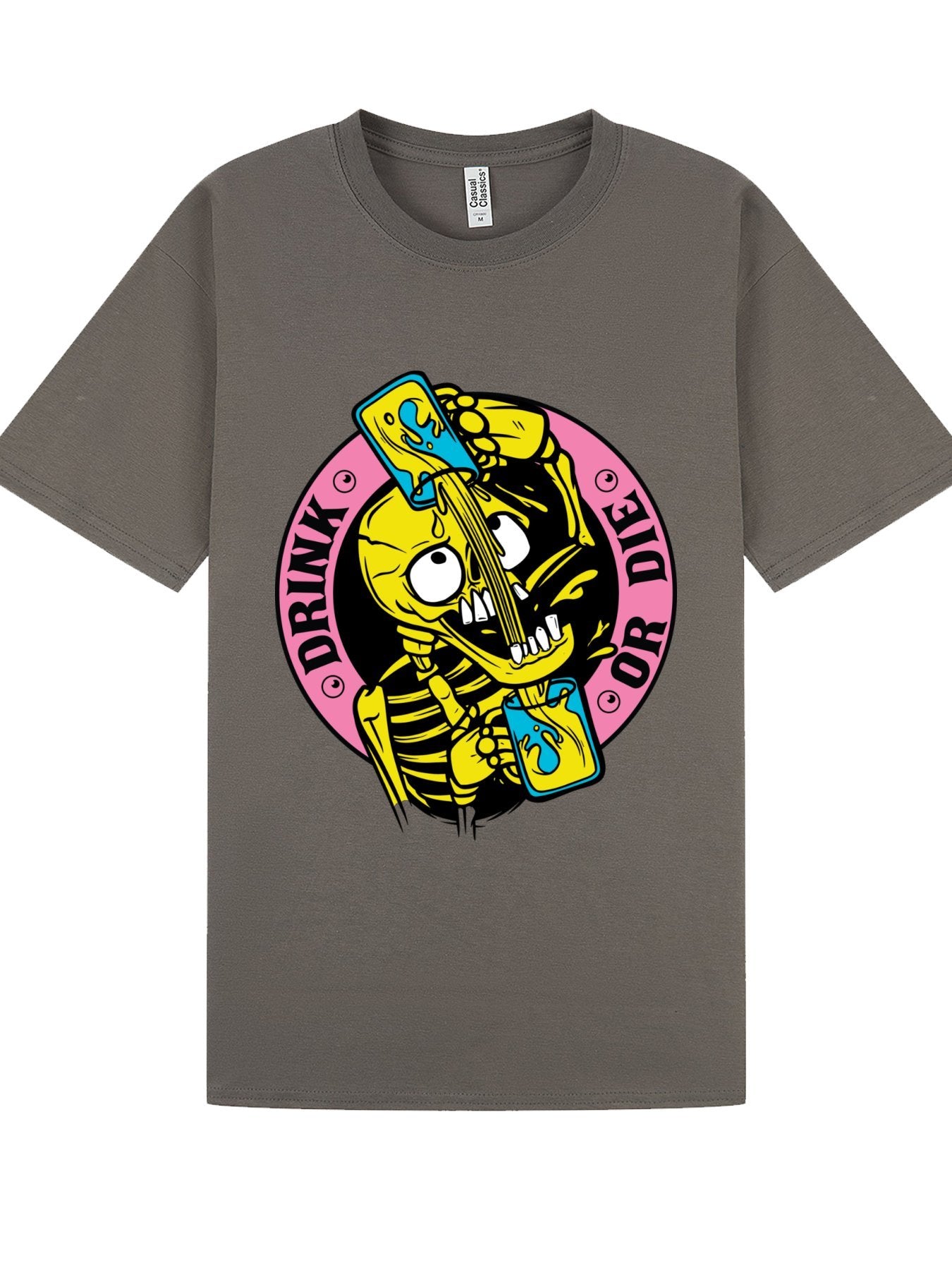 Classic T-Shirt | Drink or Die Skeleton Tee