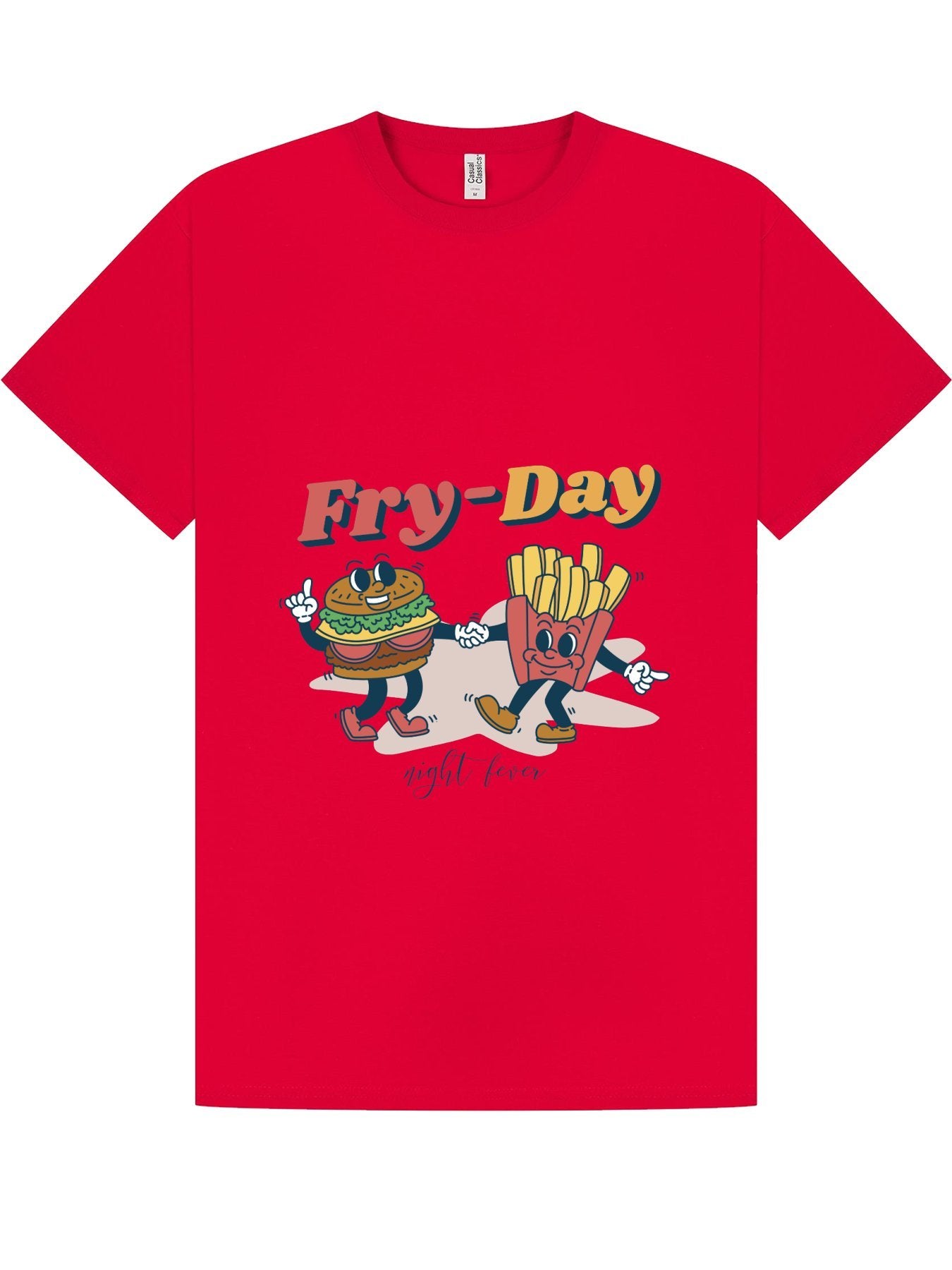 Classic T-Shirt | Fry-Day Burger & Fries Cartoon Tee