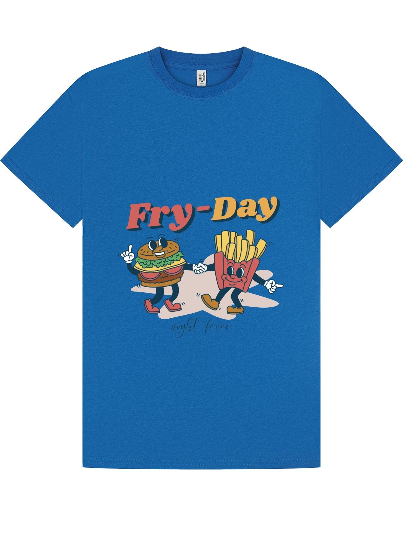 Classic T-Shirt | Fry-Day Burger & Fries Cartoon Tee