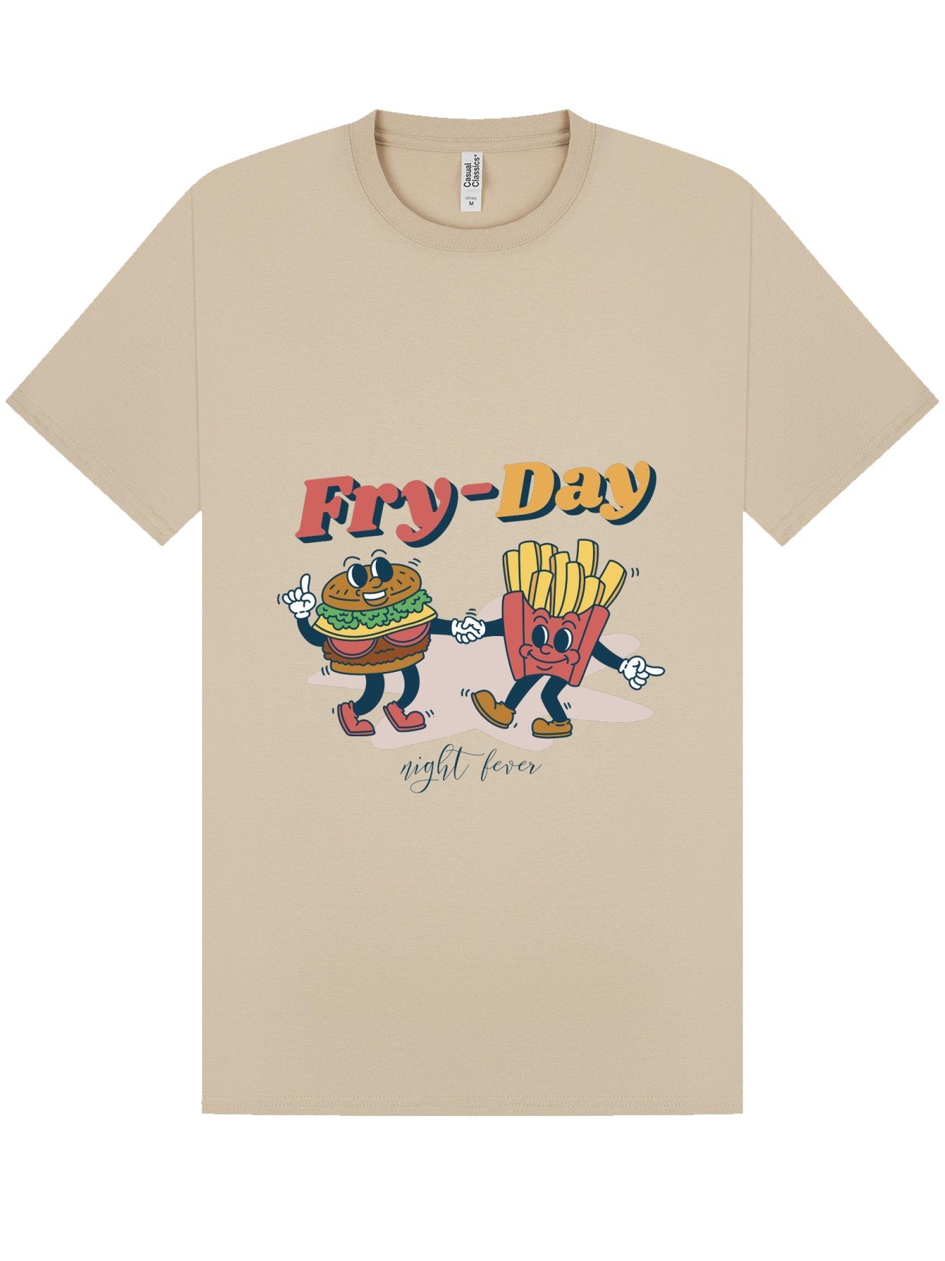 Classic T-Shirt | Fry-Day Burger & Fries Cartoon Tee