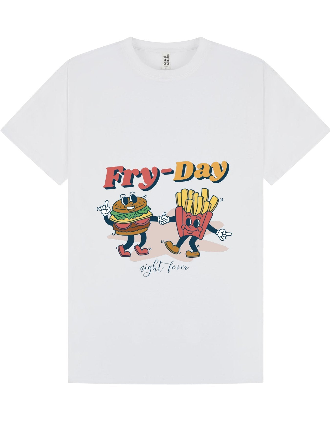 Classic T-Shirt | Fry-Day Burger & Fries Cartoon Tee