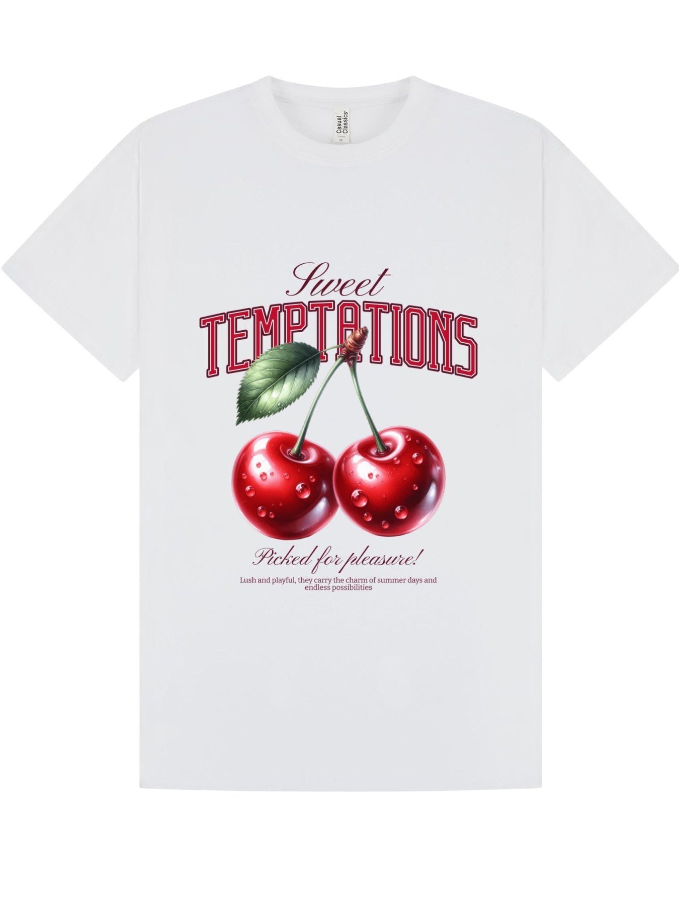 Classic T-Shirt | Sweet Temptations Cherry Tee